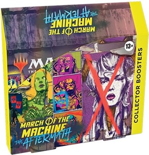 2!WTCD1808 MTG March Of The Machine The Aftermath Epilogue Collector Booster Display published by Wizards of the Coast