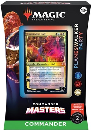 WTCD2016S3 MTG Commander Masters Commander Planeswalker Party Deck published by Wizards of the Coast