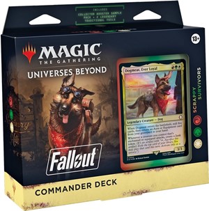 2!WTCD2351S4 MTG Fallout: Scrappy Survivors Commander Deck published by Wizards of the Coast