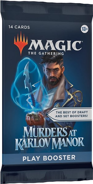 WTCD3025S MTG Murders At Karlov Manor Play Booster Pack published by Wizards of the Coast