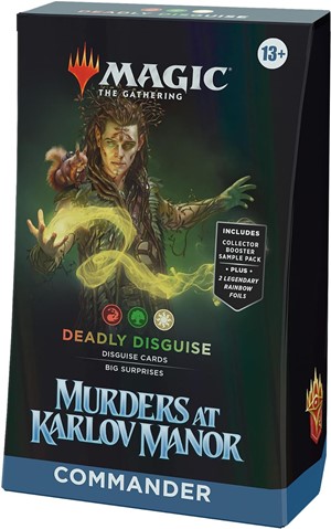 2!WTCD3027S2 MTG Murders At Karlov Manor Deadly Disguise Commander Deck published by Wizards of the Coast
