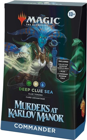 2!WTCD3027S3 MTG Murders At Karlov Manor Deep Clue Sea Commander Deck published by Wizards of the Coast