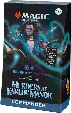 2!WTCD3027S4 MTG Murders At Karlov Manor Revenant Recon Commander Deck published by Wizards of the Coast