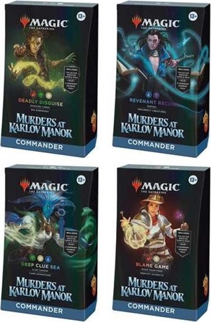 2!WTCD3027 MTG Murders At Karlov Manor Commander Deck Display published by Wizards of the Coast