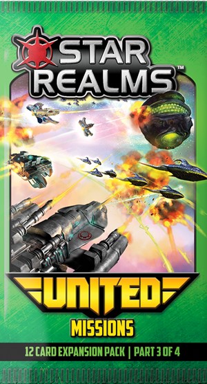 WWG018S4 Star Realms Card Game: United Missions Expansion Pack published by White Wizard Games