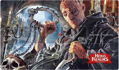 WWGPM502 Hero Realms Card Game: Cultist Kickstarter Exclusive Playmat published by White Wizard Games