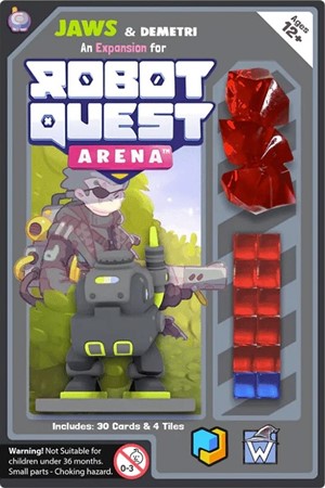 WWGRQ802 Robot Quest Arena Card Game: Jaws Robot Pack Expansion published by Wise Wizard Games