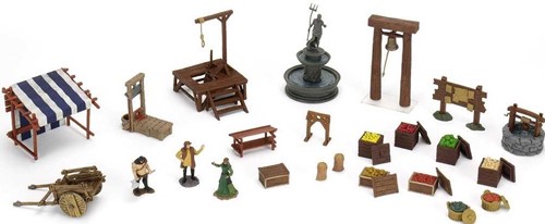 WZK16528 WarLock Tiles System: Marketplace published by WizKids Games