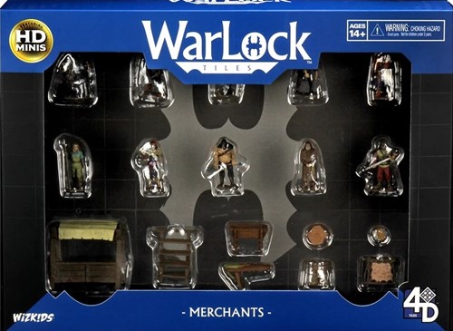 WZK16529 WarLock Tiles System: Merchants published by WizKids Games