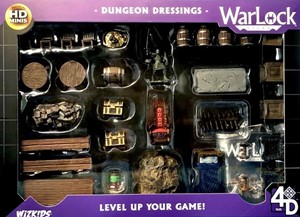 2!WZK16537 WarLock Tiles System: Dungeon Dressings: Merchant's Row published by WizKids Games