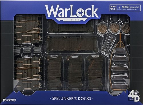 WZK16541 WarLock Tiles System: Spelunker's Docks published by WizKids Games