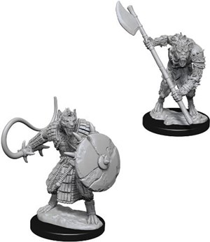 WZK72582S Pathfinder Deep Cuts Unpainted Miniatures: Gnolls published by WizKids Games