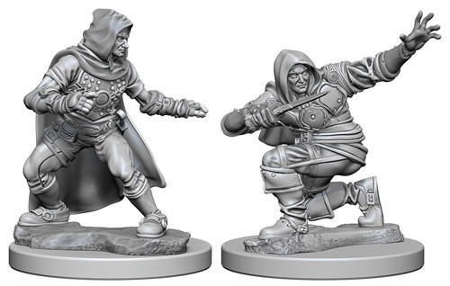 WZK72602S Pathfinder Deep Cuts Unpainted Miniatures: Human Male Rogue published by WizKids Games