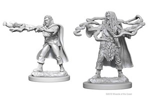 WZK72628S Dungeons And Dragons Nolzur's Marvelous Unpainted Minis: Human Male Sorcerer published by WizKids Games
