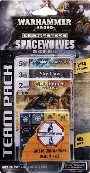 WZK73133 Warhammer 40K Dice Masters: Space Wolves - Sons Of Russ Team Pack published by WizKids Games