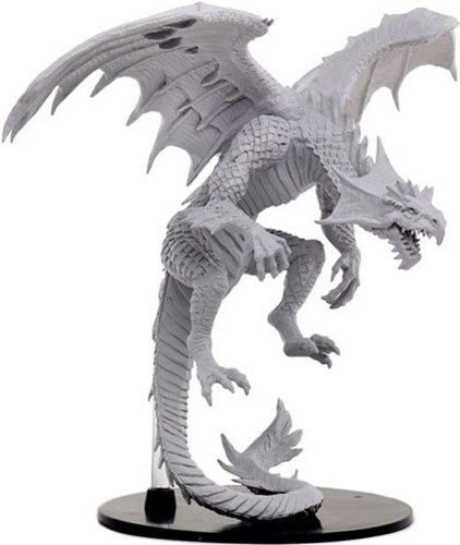 WZK73145 Pathfinder Deep Cuts Unpainted Miniatures: Gargantuan White Dragon published by WizKids Games