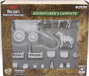 WZK73220 Dungeons And Dragons Nolzur's Marvelous Unpainted Minis: Adventurer's Campsite published by WizKids Games