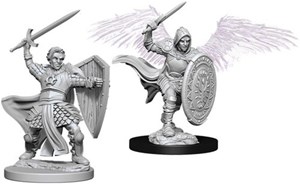 WZK73342S Dungeons And Dragons Nolzur's Marvelous Unpainted Minis: Aasimar Male Paladin published by WizKids Games