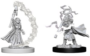 WZK73345S Pathfinder Deep Cuts Unpainted Miniatures: Gnome Female Sorcerer published by WizKids Games