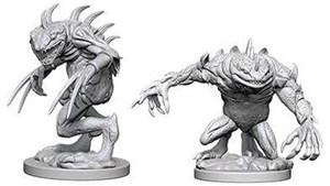 WZK73353S Dungeons And Dragons Nolzur's Marvelous Unpainted Minis: Grey Slaad And Death Slaad published by WizKids Games