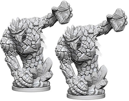 WZK73357S Pathfinder Deep Cuts Unpainted Miniatures: Medium Earth Elemental published by WizKids Games