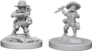 WZK73407S Pathfinder Deep Cuts Unpainted Miniatures: Halfling Male Rogue published by WizKids Games