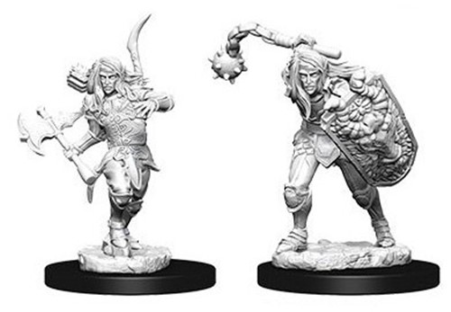 WZK73409S Pathfinder Deep Cuts Unpainted Miniatures: Elf Male Fighter 2 published by WizKids Games