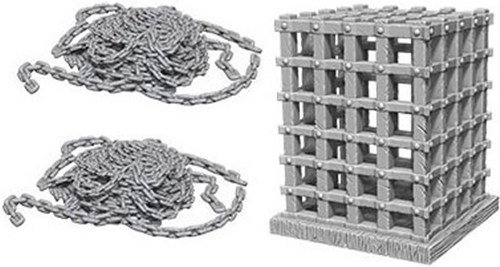 Pathfinder Deep Cuts Unpainted Miniatures: Cage And Chains