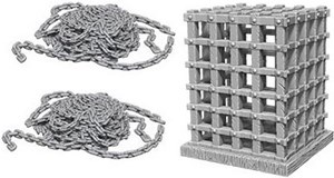 WZK73419S Pathfinder Deep Cuts Unpainted Miniatures: Cage And Chains published by WizKids Games