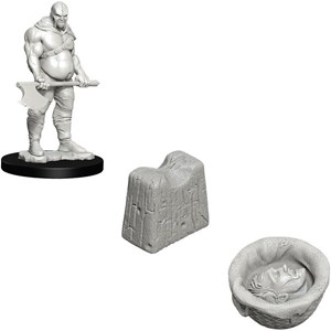 WZK73420S Pathfinder Deep Cuts Unpainted Miniatures: Executioner And Chopping Block published by WizKids Games