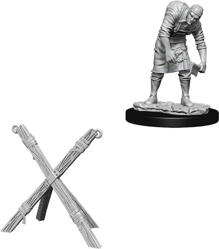 WZK73424S Pathfinder Deep Cuts Unpainted Miniatures: Assistant And Torture Cross published by WizKids Games