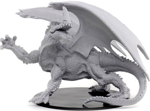 Pathfinder Deep Cuts Unpainted Miniatures: Gargantuan Green Dragon