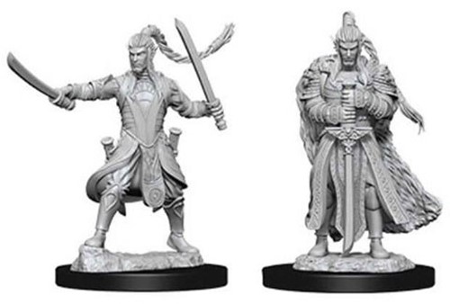 WZK73707S Dungeons And Dragons Nolzur's Marvelous Unpainted Minis: Elf Male Paladin published by WizKids Games