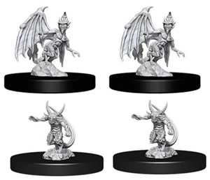 WZK73719S Dungeons And Dragons Nolzur's Marvelous Unpainted Minis: Quasit And Imp published by WizKids Games