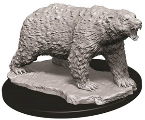 WZK73727S Pathfinder Deep Cuts Unpainted Miniatures: Polar Bear published by WizKids Games