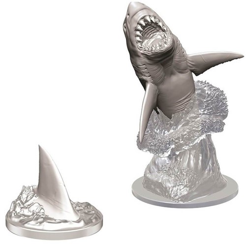 WZK73729S Pathfinder Deep Cuts Unpainted Miniatures: Shark published by WizKids Games