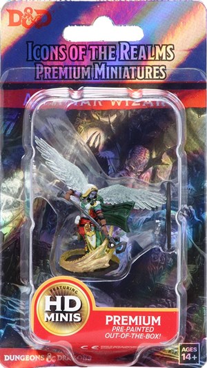 WZK73823S Dungeons And Dragons: Aasimar Female Wizard Premium Figure published by WizKids Games
