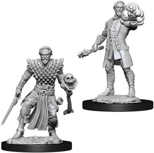 WZK73836S Dungeons And Dragons Nolzur's Marvelous Unpainted Minis: Human Male Warlock published by WizKids Games