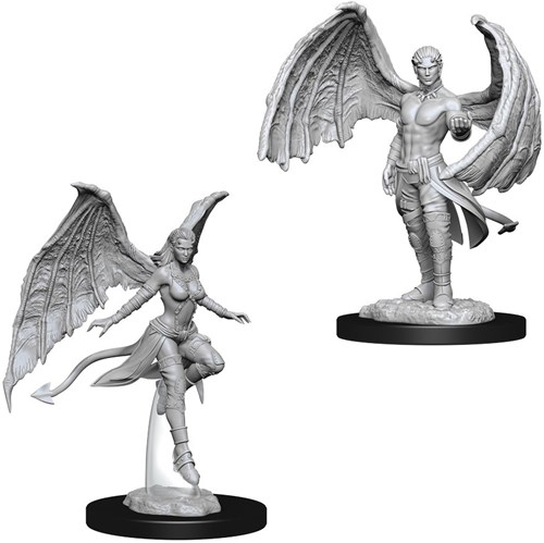 Dungeons And Dragons Nolzur's Marvelous Unpainted Minis: Succubus And Incubus