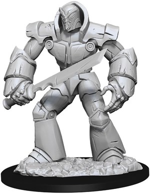 WZK73842S Dungeons And Dragons Nolzur's Marvelous Unpainted Minis: Iron Golem published by WizKids Games