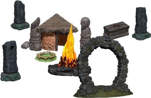 WZK73878 4D Settings: Jungle Shrine Pack published by WizKids Games