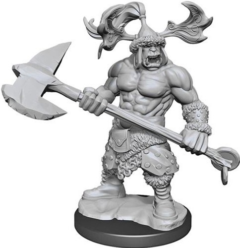 WZK75011 Dungeons And Dragons Frameworks: Orc Barbarian Male published by WizKids Games