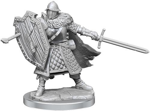 WZK75013 Dungeons And Dragons Frameworks: Human Fighter Male published by WizKids Games