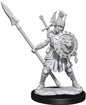 2!WZK75025 Dungeons And Dragons Frameworks: Human Fighter Female published by WizKids Games