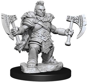 2!WZK75031 Dungeons And Dragons Frameworks: Dwarf Barbarian Female published by WizKids Games