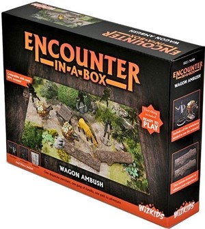 WZK76500 WarLock Tiles System: Encounter In A Box - Wagon Ambush published by WizKids Games