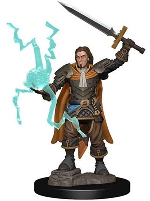 WZK77504S Pathfinder Deep Cuts Painted Miniatures: Human Cleric Male published by WizKids Games