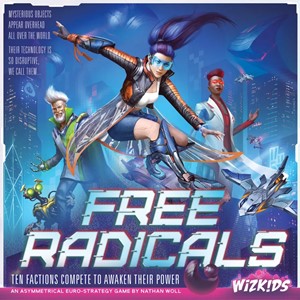 WZK87525 Free Radicals Board Game published by WizKids Games