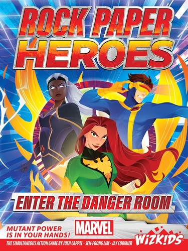 WZK87561 Marvel: Rock Paper Heroes Board Game: Enter The Danger Room published by WizKids Games