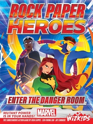 2!WZK87561 Marvel: Rock Paper Heroes Board Game: Enter The Danger Room published by WizKids Games